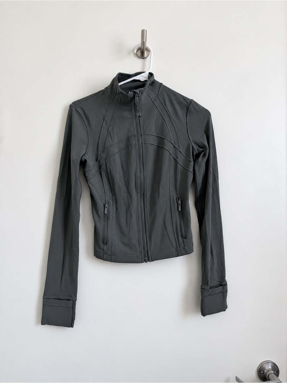lululemon athletica Olive Green Zip-Up Utility Jacket